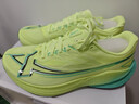 特步破繭之刃跑步鞋男碳板跑鞋女輕盈透氣舒適耐磨推進(jìn)跑鞋女學(xué)生鞋男 熒光淺黃綠/維島綠/黑-男 42 曬單實(shí)拍圖