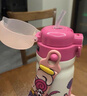 babycare四合一兒童保溫杯水杯316不銹鋼保溫水壺吸管杯大寶寶上學(xué)550ml粉 曬單實(shí)拍圖