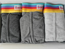 蕉內銀皮311S男士?jì)妊澕兠?A抗菌透氣不悶汗平角四角短褲頭四季款3件 曬單實(shí)拍圖