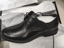 百麗男鞋商務(wù)正裝皮鞋休閑增高軟底真皮鞋10503AM0 黑色-經(jīng)典版 40 曬單實(shí)拍圖