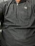 KOLON SPORT/可隆戶(hù)外長(cháng)袖T恤 男士仿羊駝質(zhì)感半拉鏈長(cháng)袖T恤 LHZT5WN097-BK 黑色 2XL 185/104A 曬單實(shí)拍圖