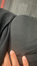 無(wú)印良品（MUJI）女式 柔軟棉羊毛收腿褲 女士秋褲保暖線(xiàn)褲25年秋季新品 FCI79A5A 黑色 M (160/90) 曬單實(shí)拍圖