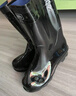 回力雨鞋男士防水鞋防滑耐磨膠鞋輕便廚師鞋雨靴套鞋807  黑色中筒 40 曬單實(shí)拍圖