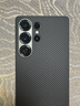 PITAKA適用三星S25Ultra手機殼MagSafe磁吸凱夫拉浮織芳綸超薄碳纖維紋簡約保護套全包保護殼 黑灰細紋 曬單實拍圖