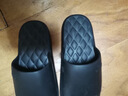 LURAD拖鞋男士四季情侶厚底家用防滑防臭居家浴室涼拖鞋女 黑色 43-44 曬單實(shí)拍圖