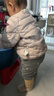 童泰（TONGTAI）嬰兒羽絨服冬季寶寶三防鴨絨服男女童休閑輕薄款外套紫色90cm 曬單實(shí)拍圖