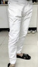 BG GLAMURB輕奢品牌男士牛仔褲三防高端白色牛仔褲男修身小腳夏季薄彈力純白 02款白色寬松直筒 34 曬單實(shí)拍圖