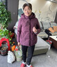 唐致中老年羽絨服女短款中式加厚媽媽冬裝60歲70老人奶奶太太冬季外套 紫紅 2XL 【建議106-120斤】 曬單實(shí)拍圖