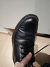 百麗男鞋商務(wù)正裝皮鞋休閑增高軟底真皮鞋A0917 黑色-內(nèi)增高 41 曬單實拍圖