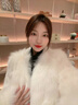 傲列2025新款整皮狐貍毛年輕皮草外套女短款小個(gè)子毛皮草大衣狐貍坎毛 米色 S 曬單實(shí)拍圖