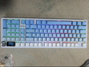 HELLO GANSSES101T客制化高斯機械鍵盤(pán)鋁坨坨CNC三模藍牙有線(xiàn)2.4g無(wú)線(xiàn)電競游戲辦公 白色 ES101T 側透白藍漸變【KTT-奶龍軸】 曬單實(shí)拍圖