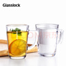 Glasslock水杯鋼化耐熱透明玻璃杯家用加厚帶把喝水杯子大容量咖啡啤酒杯 360ml 4件套 曬單實(shí)拍圖