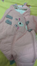 迪士尼（Disney）品牌新生兒冬季羽絨棉連體衣嬰兒外出服棉衣套裝寶寶包腳保暖抱衣 粉色小熊 80cm 80建議6-10個(gè)月 曬單實(shí)拍圖