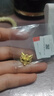第一福5G黃金古法足金999狐貍面具擺件DIY吊墜項鏈送女友七夕情人節禮物 按實(shí)發(fā)克重多退少補 約4.45g 曬單實(shí)拍圖