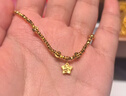 中銀億金爆閃蹦迪珠星星黃金手鏈女足金轉運珠手串生日情人節禮物送女友 蹦迪珠星星手串 金重約4.2g 曬單實(shí)拍圖