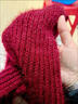 帽子圍脖一體拉法帽子冬季保暖毛線(xiàn)毛線(xiàn)帽圍巾針織情侶護耳圍巾帽 紅色【高品質(zhì)加大加厚】 曬單實(shí)拍圖