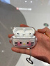 繹鎧適用蘋(píng)果airpodsPro3透明保護套airpodspro2鎖扣開(kāi)關(guān)保護殼pro耳機殼3代保護殼airpoods4軟殼防摔 透明【可愛(ài)貓】 蘋(píng)果 Airpods Pro 3 曬單實(shí)拍圖