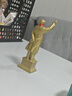 韶之紅H1純官方款毛主席銅像全身黃銅招手雕塑客廳辦公書(shū)房桌面裝飾擺件 偉人故居招手像21厘米一體封底 曬單實(shí)拍圖
