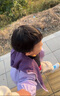 幼悠女童糖果拼色拉鏈暗外套秋季洋氣可愛(ài)百搭休閑連帽外套潮 紫色 100 cm 曬單實(shí)拍圖