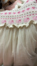 巴拉巴拉兒童裙子秋冬連衣裙女童公主裙紗裙假兩件設計精致萌200424111001 曬單實(shí)拍圖
