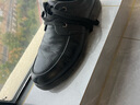 紅蜻蜓秋冬真皮正品皮鞋牛皮輕便軟底男士商務(wù)休閑皮鞋WJA33220 黑色 40 曬單實(shí)拍圖