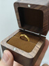致仕戒指盒高級耳釘禮盒生日求婚結婚對戒木質(zhì)胡桃木首飾收納盒子復古 方形實(shí)木蓋 曬單實(shí)拍圖