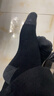 黑冰男女同款戶(hù)外運動(dòng)徒步coolmax襪子 吸濕排汗中幫襪 Z2213/Z2214 中幫襪-黑色 L 曬單實(shí)拍圖