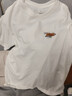 摘星少年白色T恤男夏季新款高端潮流印花T恤美式新疆棉舒適短袖體恤衫 T4201【白色】100純棉 XL 建議150-170斤 曬單實(shí)拍圖