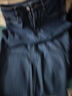 唐獅（TonLion）2024女牛仔褲深色牛仔加絨直筒褲 深牛仔藍 28  曬單實(shí)拍圖
