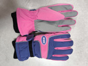 特步（XTEP）兒童保暖手套冬季加絨加厚男女騎行防風(fēng)防寒卡通五指玩滑雪5-12歲 曬單實(shí)拍圖