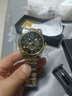 (0.01)2025新款機芯全自動(dòng)非機械表男防水夜光精鋼鏤空男士手表 光明間金黑面 曬單實(shí)拍圖