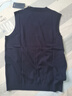 報喜鳥(niǎo)羊毛衫男裝【純羊毛背心】輕商務(wù)套頭無(wú)袖易穿搭內搭小馬甲毛衫男 藏青 XL -50(180/100) 曬單實(shí)拍圖