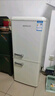 德姆勒（DEMULLER）復古冰箱小型大容量家用租房電冰箱 化妝品靜音強勁網(wǎng)紅冰箱冷藏冷凍節能 BCD-185芝士白【上冷藏下冷凍】 曬單實(shí)拍圖