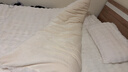 Nest簡(jiǎn)約風(fēng)冬季保暖獺兔毛四件套立體絨球加厚牛奶絨被套床上用品 YS-絨-泡芙-奶油白 床單款 四件套 2.0米（適合被芯220*240） 曬單實(shí)拍圖