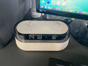YTFY柏林之聲高檔無(wú)線(xiàn)藍牙音響無(wú)線(xiàn)充電鬧鐘復古音箱生日禮物 米黃色 曬單實(shí)拍圖