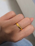 周生生黃金戒指 足金素圈活口戒男女情侶禮物 可作對戒09141R 計價(jià)4.3克 曬單實(shí)拍圖
