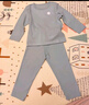 英氏兒童秋衣秋褲套裝男童女童保暖內衣中大童a類(lèi)棉打底上衣褲 灰色 110 曬單實(shí)拍圖