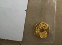 第一福古法黃金吉言金隔片足金999小配件手串隔珠配飾DIY擺件送女友男友 黃金萬(wàn)兩吉言金 約0.9g 不含繩子 曬單實(shí)拍圖