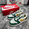 耐克酷菠蘿男子平底運動(dòng)鞋冬板鞋NIKE COURT BOROUGH LOW 844881 100帆白/赭黃/峽谷綠 41 曬單實(shí)拍圖