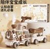 貝初眾嬰兒學(xué)步車(chē)小火車(chē)玩具0-1-3歲兒童學(xué)步手推車(chē)1一歲寶寶生日禮物送 【多功能旗艦版】小火車(chē)坐騎+禮盒 防o型腿適合的車(chē)男女孩周歲禮物 曬單實(shí)拍圖