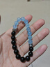 祥隱【普陀山直發(fā)】天然黑曜石手串女款海藍寶雙圈手鏈轉運補水送禮物 雙圈6mm-黑曜石海藍寶(14-15cm) 曬單實(shí)拍圖