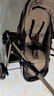 ANGI BABY嬰兒推車(chē)可坐可躺嬰兒車(chē)輕便折疊新生兒減震高景觀(guān)雙向兒童手推車(chē) 輕奢香檳金【一鍵收車(chē)+四輪EVA】 曬單實(shí)拍圖