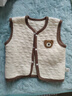 婧麒（JOYNCLEON）嬰兒馬甲秋冬男女寶寶新生兒童坎肩外穿夾棉保暖背 Jwc200690 曬單實(shí)拍圖