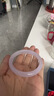 中國黃金紫羅蘭玉手鐲女淡紫天然玉髓鐲子女生生日禮物女友老婆結婚紀念日 紫羅蘭手鐲56-57【適合90-105斤】 曬單實(shí)拍圖