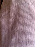 無(wú)印良品（MUJI）女式 燈芯絨直筒褲褲子女款長(cháng)褲休閑褲秋季女裝BEB90C4A 煙熏粉色 L (165/70A) 曬單實(shí)拍圖