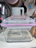 Glasslock進(jìn)口鋼化玻璃手提型便攜大容量冰箱冷藏保鮮收納盒密封防潮6000ml 曬單實(shí)拍圖