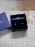 施華洛世奇（SWAROVSKI）耳釘耳環(huán)耳飾女度假風(fēng)輕奢小眾送女友女 Constella鍍白金1800046 曬單實(shí)拍圖