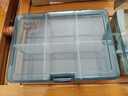 零件盒塑料多格收納螺絲盒子工具分類(lèi)電子元件鉆頭配件加厚格子盒 【升級加強筋】加厚6大格可拆卸 曬單實(shí)拍圖