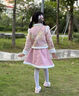 A 21 FUNB女童連衣裙冬季漢服加絨秋冬裙子兒童過(guò)年新年衣服冬裝拜年服冬 L9958粉色加絨拜年服【+暖手包】 120 cm 曬單實(shí)拍圖