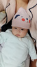 貝娜茜嬰兒帽子春秋薄款嬰幼兒夏季寶寶遮陽(yáng)帽防曬帽漁夫帽女太陽(yáng)帽新款 小碎花-淺橙 0-10個(gè)月（36-45CM） 曬單實(shí)拍圖